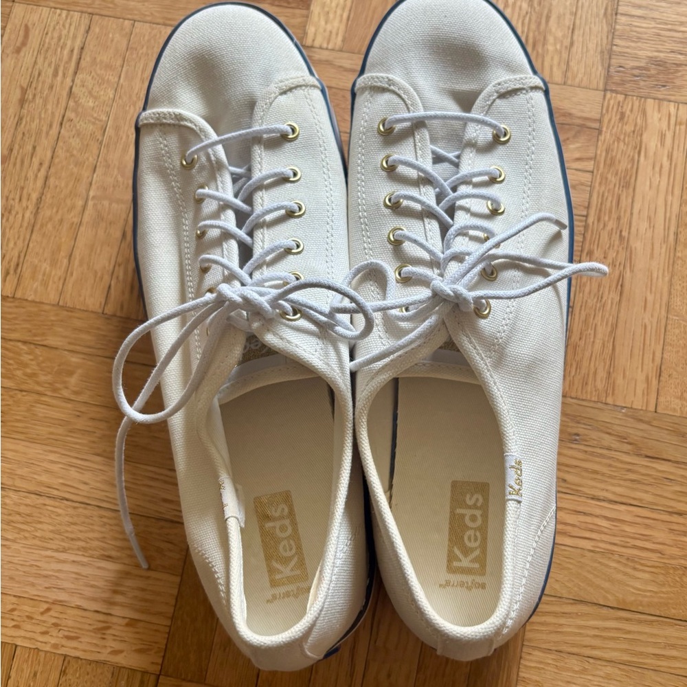 Keds White Canvas Sneakers - Picture 2 of 6